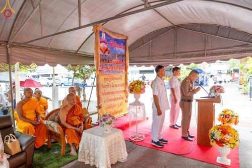 ภาพ No.128151:พิธีอัญเชิญพระบรมสารีริกธาตุ " ใจกลางเมืองนครหาดใหญ่ " เพื่อประดิษฐาน ณ มหารัตนเจดีย์สิริปทุมสวรรค์ (เจดีย์อริยพุทธะ 5 พระองค์) ศูนย์ปฏิบัติธรรมภาคใต้ อ.บางกล่ำ จ.สงขลา  วันที่ 9 มีนาคม พ.ศ.2567 (ชุดที่ 1)