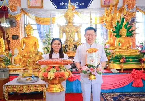 ภาพ No.96273:พิธีทอดกฐินสามัคคีทั่วไทย 5,000 วัด ณ วัดราษฎรบำรุง(วัดไก่หอบ) จ.ปทุมธานี วันที่ 19 พฤศจิกายน พ.ศ. 2566