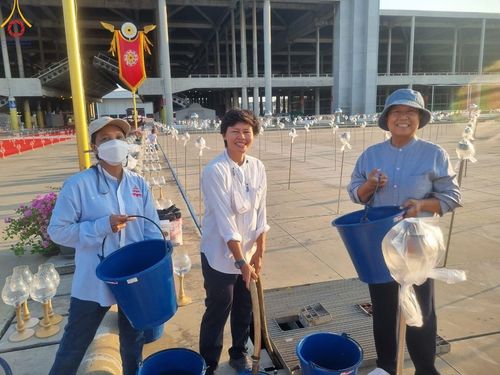 ภาพ No.125317:V.27 มาฆะ สาธุ  การรับบุญเตรียมงาน ปฎิบัติงาน เก็บงาน ของเจ้าหน้าที่หน่วยงานต่างๆ เพื่อวันมาฆบูชา วันเสาร์ที่ 24 กุมภาพันธ์  พ.ศ. 2567 ณ วัดพระธรรมกาย จ.ปทุมธานี