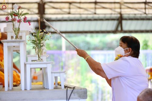 ภาพ No.76830:พิธีทอดผ้าป่าแก้วสำเร็จ เพื่อปูพื้นอาคารอเนกประสงค์ทั้ง 4 หลัง วันอาทิตย์ที่ 26 กุมภาพันธ์ พ.ศ. 2566 ณ ศูนย์ปฏิบัติธรรมนานาชาติเบตง จ.ยะลา