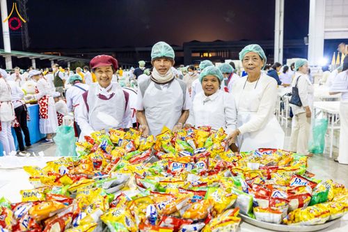 ภาพ No.203150:พิธีถวายภัตตาหารเป็นสังฆทาน แด่พระธรรมยาตรา ณ วัดพระธรรมกาย ตำบลคลองสาม อำเภอคลองหลวง จังหวัดปทุมธานี ในโครงการธรรมยาตรา กตัญญูบูชา มหาปูชนียาจารย์ พระมงคลเทพมุนี(สด จนฺทสโร) พระผู้ปราบมาร อนุสรณ์สถาน 7 แห่ง ปีที่ 13 วันที่ 29 มกราคม พ.ศ. 2568