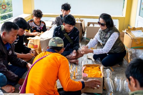 ภาพ No.91908:5 งานมหัคคตกุศล ณ วัดสิริวิเวก แขวงจำปาสัก สปป. ลาว วันที่ 1 พฤศจิกายน พ. ศ. 2566