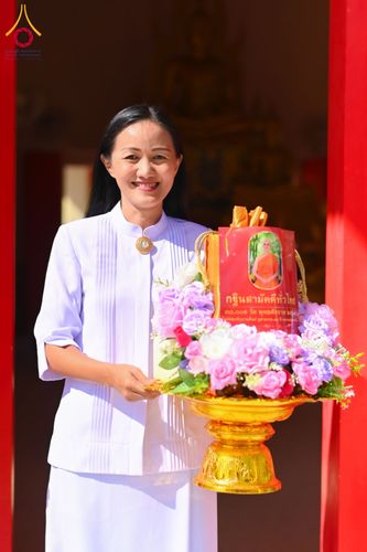 ภาพ No.182911:พิธีทอดกฐิน ณ วัดวังวุ้ง อ.ท่าตะเกียบ จ.ฉะเชิงเทรา ในโครงการทอดกฐินสามัคคีทั่วไทย 30,000 วัด บูชาธรรม 80 ปี หลวงพ่อธัมมชโย โดยคณะศิษยานุศิษย์วัดพระธรรมกาย วันที่ 10 พฤศจิกายน พ.ศ. 2567