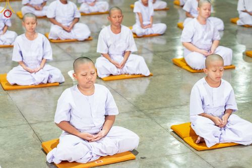 ภาพ No.133629:นาคธรรมทายาทปฏิบัติธรรมก่อนบวช ในโครงการบรรพชาสามเณร ฟื้นฟูพระพุทธศาสนาทั่วไทย ศูนย์อบรมวัดพระธรรมกาย วันที่ 3 เมษายน พ.ศ. 2567