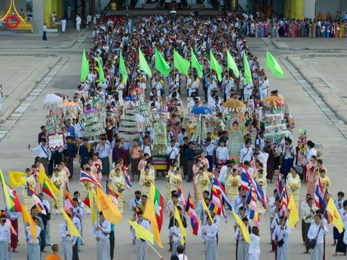 ภาพ No.99994:พิธีทอดผ้าป่า เมียนมาร์ และพิธีสวดธรรมจักร ครั้งที่ 5 ประจำปี พ.ศ. 2566 วันอาทิตย์ที่ 3 ธันวาคม พ.ศ. 2566