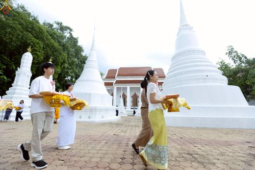 ภาพ No.234940:วันเสาร์ที่ 26 กรกฎาคม พ.ศ. 2568 พิธีทอดผ้าป่าบูรณปฏิสังขรณ์ วัดสามพระยาวรวิหาร ณ ศาลาอบรมสงฆ์ วัดสามพระยาวรวิหาร เขตพระนคร กรุงเทพมหานครฯ