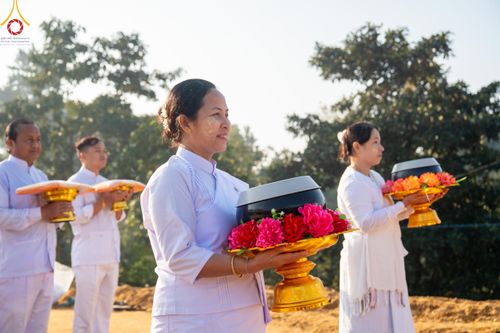 ภาพ No.130233:Photo Story ปฐมบรรพชาชาวพุทธมาร์มา Episode 3/5 วันที่ 9 กุมภาพันธ์ พ.ศ. 2567 ในโครงการบรรพชาสามเณร ครั้งแรกของชาวพุทธมาร์มา บังกลาเทศ ณ วัดธัมจักร อรัญกุฏิ เมืองรัมการ์ คาร์กาชารี บังกลาเทศ