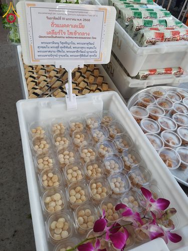 ภาพ No.197986:สาธุชนถวายภัตตาหารเป็นสังฆทาน แด่พระธรรมยาตรา ณ วัดโบสถ์(บน) ตำบลบางคูเวียง อำเภอบางกรวย จังหวัดนนทบุรี ในโครงการธรรมยาตรา กตัญญูบูชา มหาปูชนียาจารย์ พระมงคลเทพมุนี(สด จนฺทสโร) พระผู้ปราบมาร อนุสรณ์สถาน 7 แห่ง ปีที่ 13 วันที่ 19 มกราคม พ.ศ. 2568