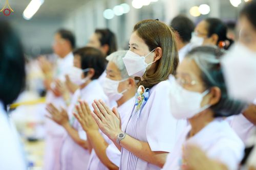 ภาพ No.77065:พิธีหล่อพระบรมพุทธเจ้า ในวันมาฆบูชา อาทิตย์ต้นเดือนที่ 6 มีนาคม พ.ศ. 2566 ณ วัดพระธรรมกาย จ.ปทุมธานี