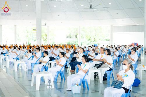 ภาพ No.226584:วันที่ 26 พฤษภาคม พ.ศ. 2568 พิธีบุพเปตพลี ครั้งที่ 164 ร่วมอุทิศบุญแด่หมู่ญาติที่ล่วงลับไปแล้ว และสืบทอดอายุพระพุทธศาสนา ณ หอฉันคุณยายอาจารย์ฯ วัดพระธรรมกาย