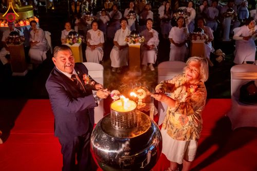 ภาพ No.225766:วันอาทิตย์ที่ 11 พฤษภาคม พ.ศ. 2568 วัดพระธรรมกายแคลิฟอร์เนีย จัดงานวิสาขบูชานานาชาติ และถวายมหาสังฆทานคณะสงฆ์ 120 รูป