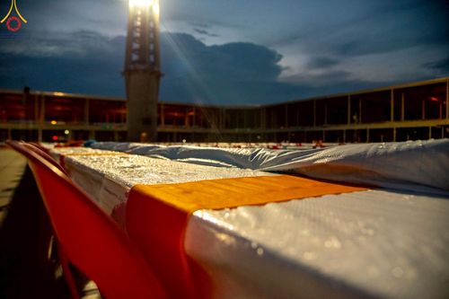 ภาพ No.218834:วันศุกร์ที่ 18 เมษายน พ.ศ. 2568 การเตรียมงานในลานธรรม , พระมหาธรรมกายเจดีย์ เพื่องานวันคุ้มครองโลก 22 เมษายน พ.ศ. 2568