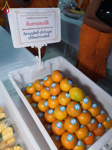 ภาพ No.199422:พิธีถวายภัตตาหารเป็นสังฆทาน แด่พระธรรมยาตรา ณ อนุสรณ์สถานบางปลา วัดบางปลา อำเภอบางเลน จังหวัดนครปฐม ในโครงการธรรมยาตรา กตัญญูบูชา มหาปูชนียาจารย์ พระมงคลเทพมุนี(สด จนฺทสโร) พระผู้ปราบมาร อนุสรณ์สถาน 7 แห่ง ปีที่ 13 วันที่ 22 มกราคม พ.ศ. 2568