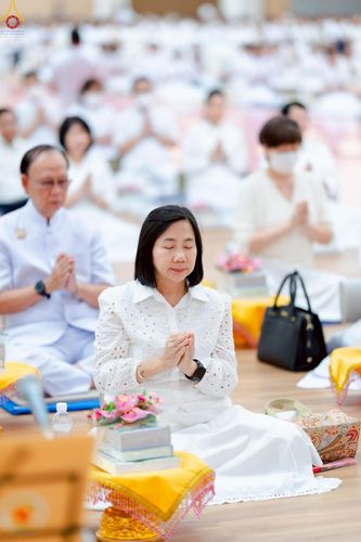 ภาพ No.225402:วันอาทิตย์ที่ 18 พฤษภาคม พ.ศ. 2568 พิธีร่วมบุญการศึกษา พระภิกษุ สามเณร ณ ห้องแก้วสารพัดนึก 2 วัดพระธรรมกาย