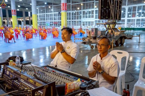 ภาพ No.241242:วันพุธที่ 27 สิงหาคม พ.ศ. 2568 พิธีฉลองชัยสวดมนต์ บทธัมมจักกัปปวัตตนสูตร ครบ 7,650,575,757 จบ ในวันธรรมชัย วัดพระธรรมกาย