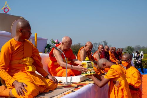 ภาพ No.130525:พิธีบรรพชาธรรมทายาท ในโครงการบรรพชา 1,250 รูป ณ แดนประสูติ สวนลุมพินี ประเทศเนปาล วันที่ 9 มีนาคม พ.ศ. 2567