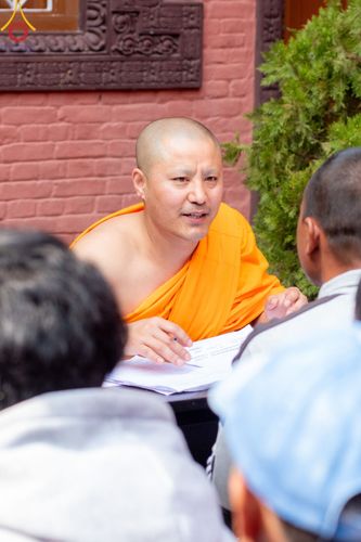 ภาพ No.209829:วันที่ 28 กุมภาพันธ์ พ.ศ.2568 พิธีเปิดโครงการบวชสามเณร พิธีถวายไทยธรรม พิธีขอขมามอบผ้าไตร  ณ เมืองปาตัน ประเทศเนปาล