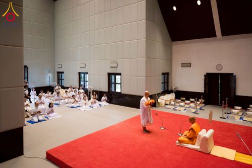 ภาพ No.223631:วันที่ 11 พฤษภาคม พ.ศ. 2568 พิธีบรรพชาของอุบาสก พิสิทธิ์ หมื่นแกล้ว  ณ วัดพระธรรมกาย