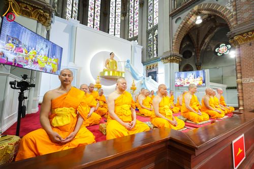 ภาพ No.329672:วันที่ 16 พฤษภาคม พ.ศ.2569 พิธีประดิษฐานพระประธาน และบรรจุพระบรมสารีริกธาตุ เนเธอร์เเลนด์