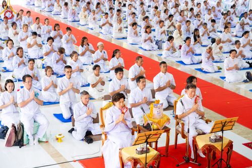 ภาพ No.310956:วันอาทิตย์ที่ 22 กุมภาพันธ์ พ.ศ. 2569 พิธีประดิษฐานพระประธาน “พระธรรมกาย” ณ ธุดงคสถานอำนาจเจริญ จังหวัดอำนาจเจริญ