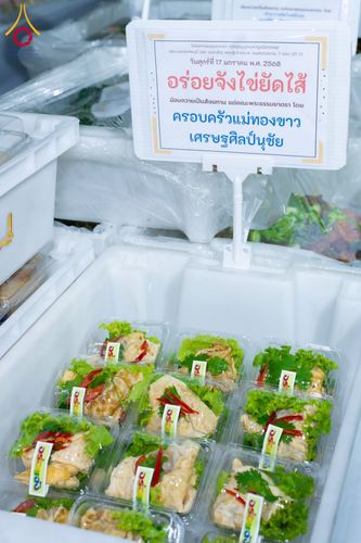 ภาพ No.196403:พิธีถวายภัตตาหารเป็นสังฆทาน แด่พระธรรมยาตรา ณ วัดโบสถ์(บน) ตำบลบางคูเวียง อำเภอบางกรวย จังหวัดนนทบุรี ในโครงการธรรมยาตรา กตัญญูบูชา มหาปูชนียาจารย์ พระมงคลเทพมุนี(สด จนฺทสโร) พระผู้ปราบมาร อนุสรณ์สถาน 7 แห่ง ปีที่ 13 วันที่ 17 มกราคม พ.ศ. 2568