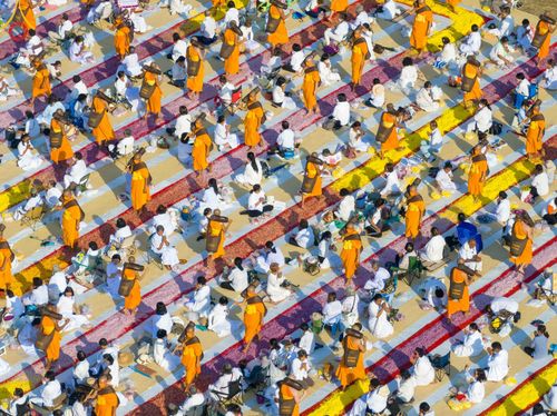 ภาพ No.110435:พิธีต้อนรับพระธรรมยาตรา ในโครงการธรรมยาตรากตัญญูบูชา มหาปูชนียาจารย์ พระมงคลเทพมุนี(สด จนฺทสโร) พระผู้ปราบมาร อนุสรณ์สถาน 7 แห่ง ปีที่ 12 วันที่ 11 มกราคม พ.ศ. 2567 ณ อนุสรณ์สถานลำดับที่ 3 สถานที่เกิดใหม่ในเพศสมณะ วัดสองพี่น้อง จ.สุพรรณบุรี