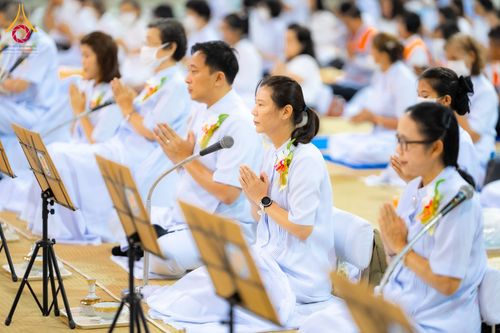 ภาพ No.121609:พิธีถวายภัตตาหารเป็นสังฆทาน แด่คณะพระธรรมยาตรา ปีที่ 12 วันที่ 31 มกราคม พ.ศ. 2567 ณ สภาธรรมกายสากล วัดพระธรรมกาย