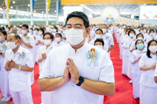 ภาพ No.77054:พิธีหล่อพระบรมพุทธเจ้า ในวันมาฆบูชา อาทิตย์ต้นเดือนที่ 6 มีนาคม พ.ศ. 2566 ณ วัดพระธรรมกาย จ.ปทุมธานี