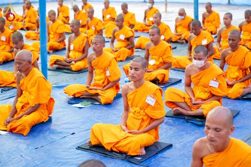 ภาพ No.131018:Photo Story ปฐมบรรพชาชาวพุทธมาร์มา Episode 4/5 วันที่ 13 กุมภาพันธ์พ.ศ. 2567 ณ วัดธัมจักร อรัญกุฏิ บังกลาเทศ