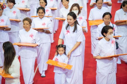 ภาพ No.150141:พิธีทอดผ้าป่าสมทบกฐินวัดพระธรรมกาย และสมทบกฐิน 30,000 วัดทั่วไทย ครั้งที่ 1 เนื่องในวันธรรมชัย 27 สิงหาคม พ.ศ.2567 ณ สภาธรรมกายสากล วัดพระธรรมกาย