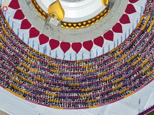 ภาพ No.198180:พิธีต้อนรับพระธรรมยาตรา ณ อนุสรณ์สถานลำดับที่ 5 สถานที่เผยแผ่วิชชาธรรมกายครั้งแรก อนุสรณ์สถานบางปลา วัดบางปลา อำเภอบางเลน จังหวัดนครปฐม ในโครงการธรรมยาตรา กตัญญูบูชา มหาปูชนียาจารย์ พระมงคลเทพมุนี(สด จนฺทสโร) พระผู้ปราบมาร ปีที่ 13 วัน 19 มกราคม พ.ศ.2568