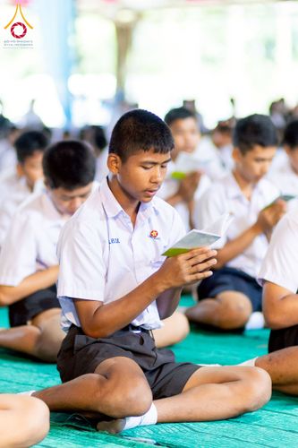 ภาพ No.271220:วันที่ 18 พฤศจิกายน พ.ศ. 2568 รวมพลังเด็กดี V-Star ผู้นำฟื้นฟูศีลธรรมโลก ประจำปี 2568 จังหวัดราชบุรี ณ ศูนย์อบรมเยาวชนผาสุกวนิช