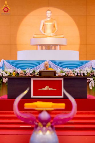 ภาพ No.277196:วันอาทิตย์ที่ 7 ธันวาคม พ.ศ. 2568 พิธีบูชาข้าวพระ ณ สภาธรรมกายสากล วัดพระธรรมกาย