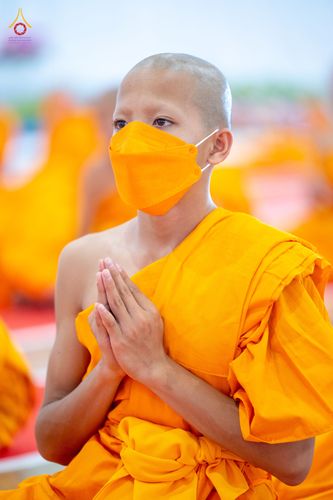 ภาพ No.79924:พิธีขอบรรพชา , พิธีคล้องอังสะ พิธีขอสรณคมน์และศีล , พิธีขอนิสสัย ในโครงการบรรพชาสามเณรฟื้นฟูพระพุทธศาสนาทั่วไทย วันเสาร์ที่ 8 เมษายน พ.ศ.2566