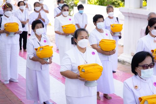 ภาพ No.66333:พิธีอุปสมบทวัดวรนายกรังสรรค์เจติยบรรพตาราม อ.บางปะหัน จ.พระนครศรีอยุธยา รับบุญจัดงานโดยศูนย์อบรมเยาวชนบางปะหัน และสำนักศรัทธาภิบาล เมื่อวันที่ 7 ธันวาคม พ.ศ. 2565