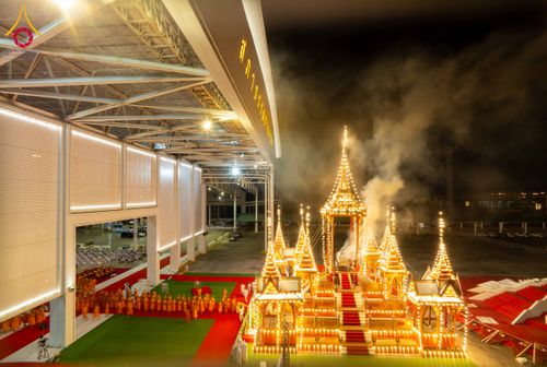 ภาพ No.316704:วันอาทิตย์ที่ 29 มีนาคม พ.ศ. 2569 พิธีทอดผ้าบังสุกุลและพิธีชำระร่าง โยมพ่อณรงค์ จินตมากุล  สิริอายุ 99 ปี 11 เดือน โยมบิดา พระครูปลัดรัตนวีรวัฒน์ (รังสฤษดิ์ อิทฺธิจินตโก) ที่ปรึกษาเจ้าคณะจังหวัดปทุมธานี เจ้าอาวาสวัดพระธรรมกาย  ณ ฌาปนสถานชั่วคราว ทางเข้า 