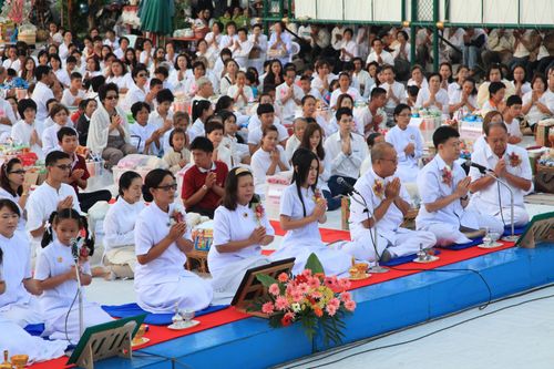 ภาพ No.4916:ตักบาตรจอมทอง พระ 1,112 รูป