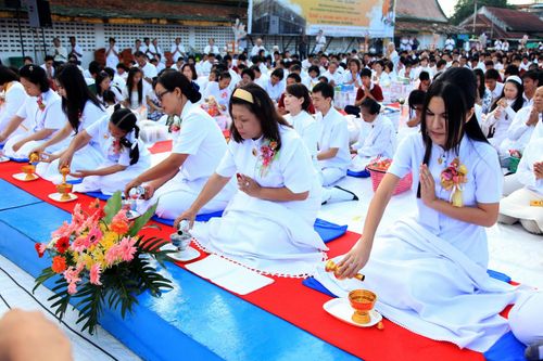 ภาพ No.4928:ตักบาตรจอมทอง พระ 1,112 รูป