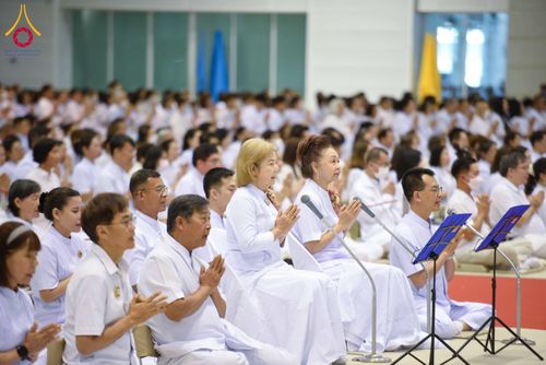 ภาพ No.308406:วันที่ 1  กุมภาพันธ์ พ.ศ. 2569 พิธีบูชาข้าวพระอาทิตย์ต้นเดือน ณ สภาธรรมกายสากล วัดพระธรรมกาย