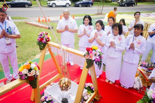 ภาพ No.144885:พิธีประดิษฐานลูกนิมิตมหาสมบัติ ผูกสีมาสถาปนาอุโบสถ บูชาธรรม ๘๐ ปี หลวงพ่อธัมมชโย วันอาทิตย์ที่ ๓๐ มิถุนายน พ.ศ. ๒๕๖๗ วัดพระธรรมกายนิวเจอร์ซี ประเทศสหรัฐอเมริกา