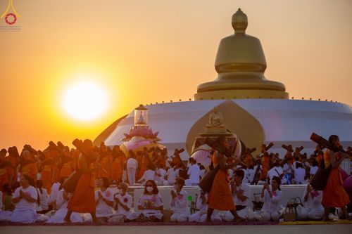 ภาพ No.116798:พิธีต้อนรับพระธรรมยาตรา ปีที่ 12 ณ อนุสรณ์สถานบางปลา จ.นครปฐม วันที่ 21 มกราคม พ.ศ. 2567