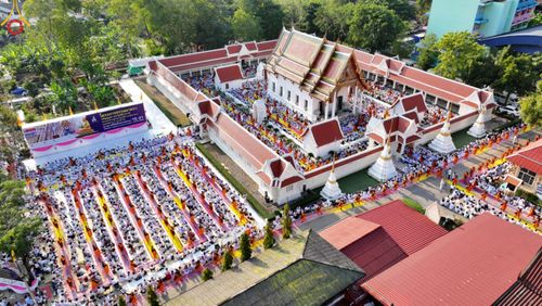 ภาพ No.113312:พิธีต้อนรับพระธรรมยาตรา ปีที่ 12 วันที่ 15 มกราคม พ.ศ. 2567 ณ วัดโบสถ์บน จ.นนทบุรี