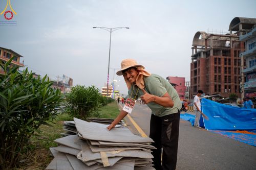 ภาพ No.317110:วันเสาร์ที่ 28 มีนาคม พ.ศ.2569 ธรรมยาตราจาริก ณ ซุ้มประตูลุมพินีเกต(Lumbini Gate) ประเทศเนปาล