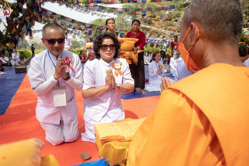 ภาพ No.77993:พิธีบรรพชาสามเณรหมู่ ณ ประเทศเนปาล วันที่ 16 มีนาคม พ.ศ. 2566