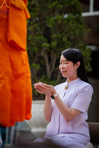 ภาพ No.105761:พิธีต้อนรับพระธรรมยาตรา ในโครงการธรรมยาตรากตัญญูบูชา มหาปูชนียาจารย์ พระมงคลเทพมุนี(สด จนฺทสโร) พระผู้ปราบมาร อนุสรณ์สถาน 7 แห่ง ปีที่ 12 วันที่ 3 มกราคม พ.ศ. 2567 ณ อนุสรณ์สถานโลตัสแลนด์ จ.สุพรรณบุรี