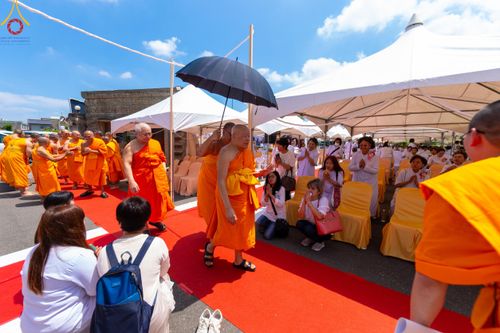 ภาพ No.141691:พิธีประดิษฐานลูกนิมิตมหาสมบัติ  ผูกสีมา สถาปนาอุโบสถ "บูชาธรรม 80 ปี หลวงพ่อธัมมชโย" ณ วัดพระธรรมกายโทชิหงิ ประเทศญี่ปุ่น วันอาทิตย์ที่ 16 มิถุนายน พ.ศ. 2567