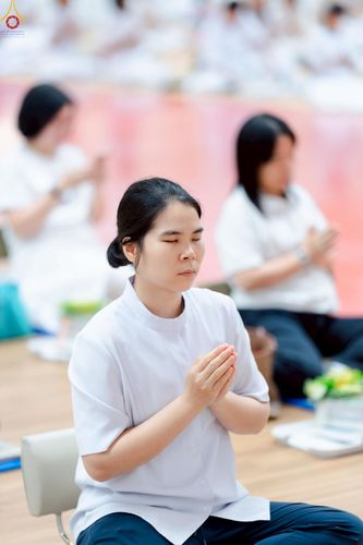 ภาพ No.225404:วันอาทิตย์ที่ 18 พฤษภาคม พ.ศ. 2568 พิธีร่วมบุญการศึกษา พระภิกษุ สามเณร ณ ห้องแก้วสารพัดนึก 2 วัดพระธรรมกาย