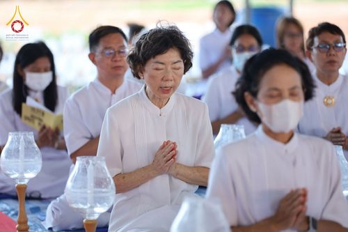 ภาพ No.76251:พิธีกลั่นแผ่นดินสร้างมหาเจดีย์ปัตตานี , พิธีตักบาตรแด่พระภิกษุสงฆ์ 159 รูป ,  พิธีทอดผ้าป่า , พิธีโปรยรัตนชาติ ,  พิธีจุดประทีปถวายเป็นพุทธบูชา ณ ศูนย์อบรมเยาวชนปัตตานี จ.ปัตตานี วันอาทิตย์ที่ 5 กุมภาพันธ์ พ.ศ.2566