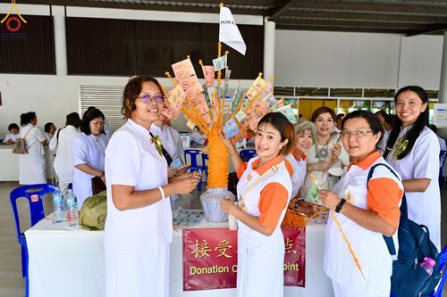 ภาพ No.148644:พิธีบุพเปตพลี, พิธีทอดผ้าป่า, พิธีไถ่ชีวิตโค 80 ตัว ให้ชีวิตสัตว์เป็นทาน ณ ศูนย์ปฎิบัติธรรมภาคใต้ อ.บางกล่ำ จ.สงขลา วันเสาร์ที่ 10 สิงหาคม พ.ศ. 2567