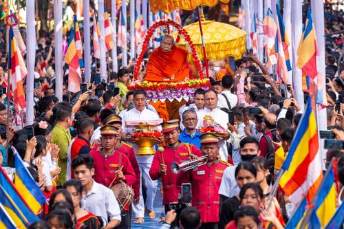 ภาพ No.98666:พิธีทอดกฐินสมทบวัดกัลยาณมิตรต่างประเทศ ณ วัดราชบัณนะวิหาร เมืองรังกามาติ ประเทศบังกลาเทศ วันศุกร์ที่ 24 พฤศจิกายน พ.ศ. 2566